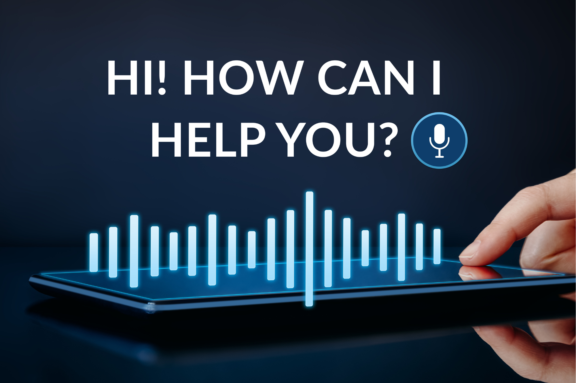 Foto voice search voorbeeld